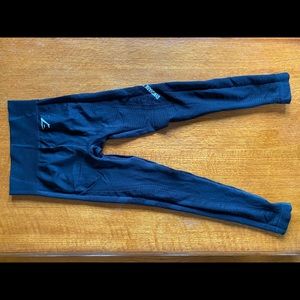 BLACK GYMSHARK full length high waisted leggings